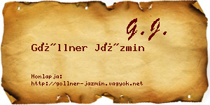 Göllner Jázmin névjegykártya